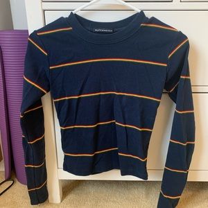 UNLISTED brandy melville striped long sleeve tee